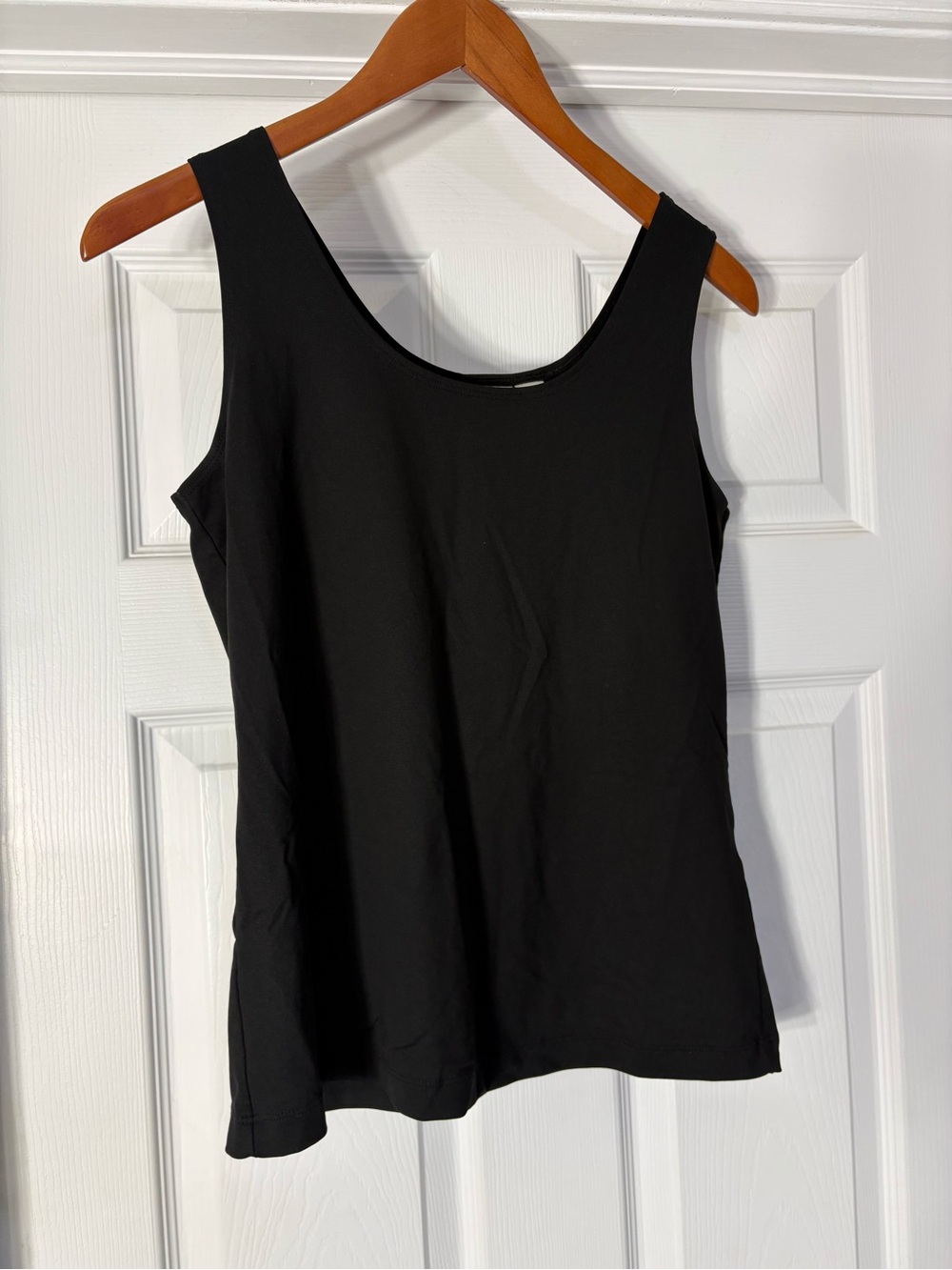 Chico's Black Scoop Neck Tank Top